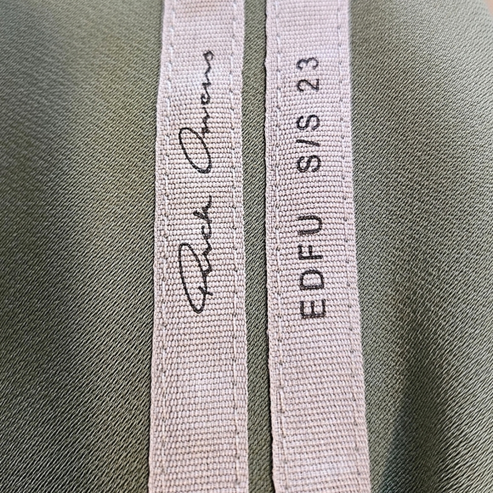 NWT Rick Owens Elegant Moss Green Slip Dress - Picture 4 of 8